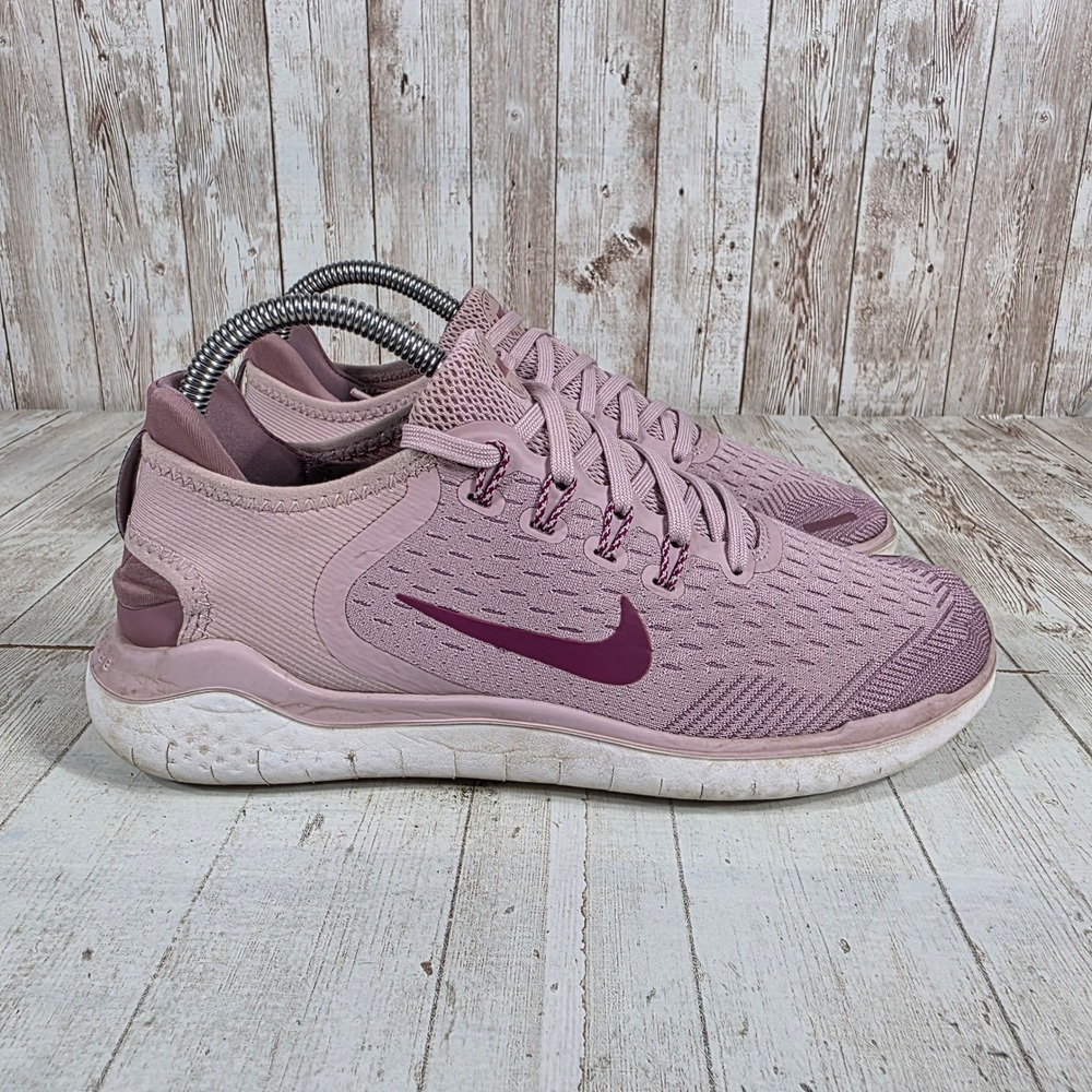 Nike Free RN 2018 Plum Dust Elemental Rose Running Shoes 942837-500 Womens 7.5